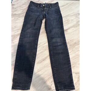 Bebe Dark Wash Denim Skinny Jeans Size 25 Made in USA